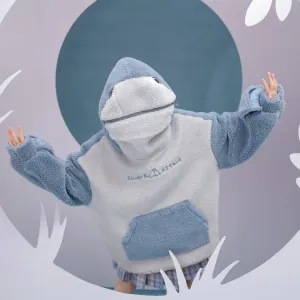 Autistic Shark Attack Zip Fleece Hoodie
