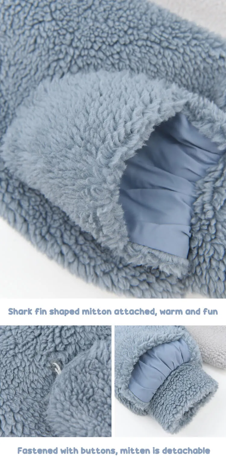 Autistic Shark Attack Zip Fleece Hoodie