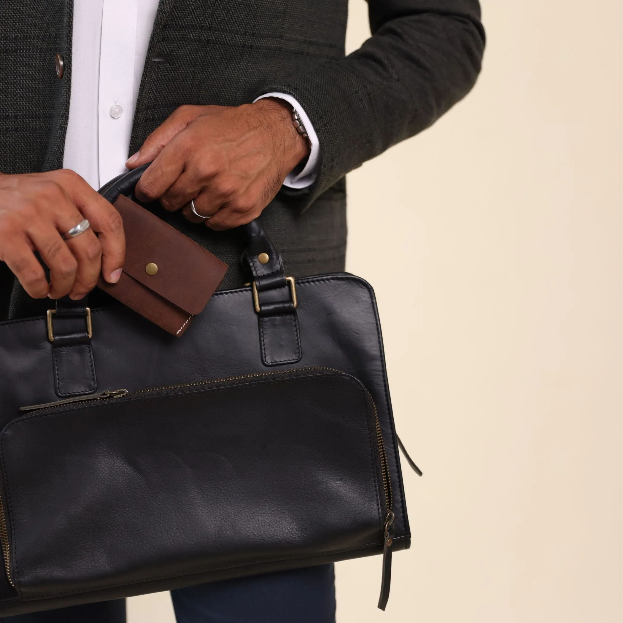 Black Business Card Case