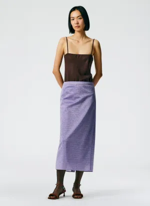 Lurex Haze Pencil Skirt