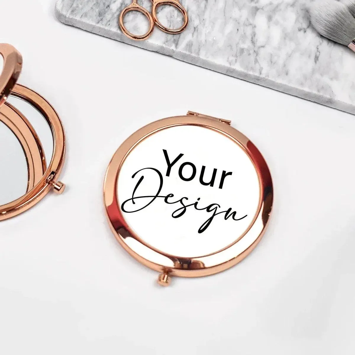 Promotional Products Pocket Mirror, Business Promotional Products Custom Mirror, Your Words Mirror, Custom Mirror, Your Text Mirror, Any