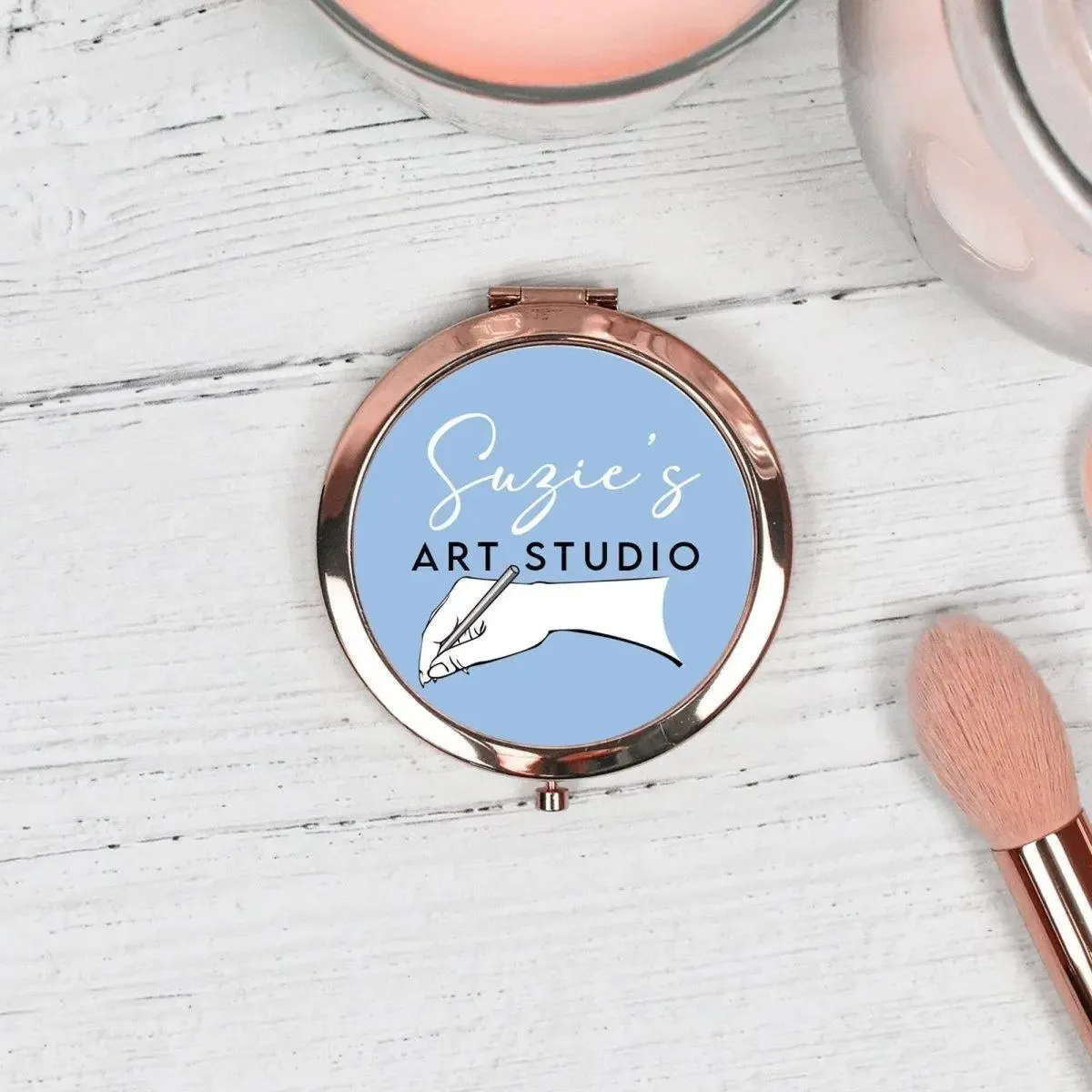 Promotional Products Pocket Mirror, Business Promotional Products Custom Mirror, Your Words Mirror, Custom Mirror, Your Text Mirror, Any