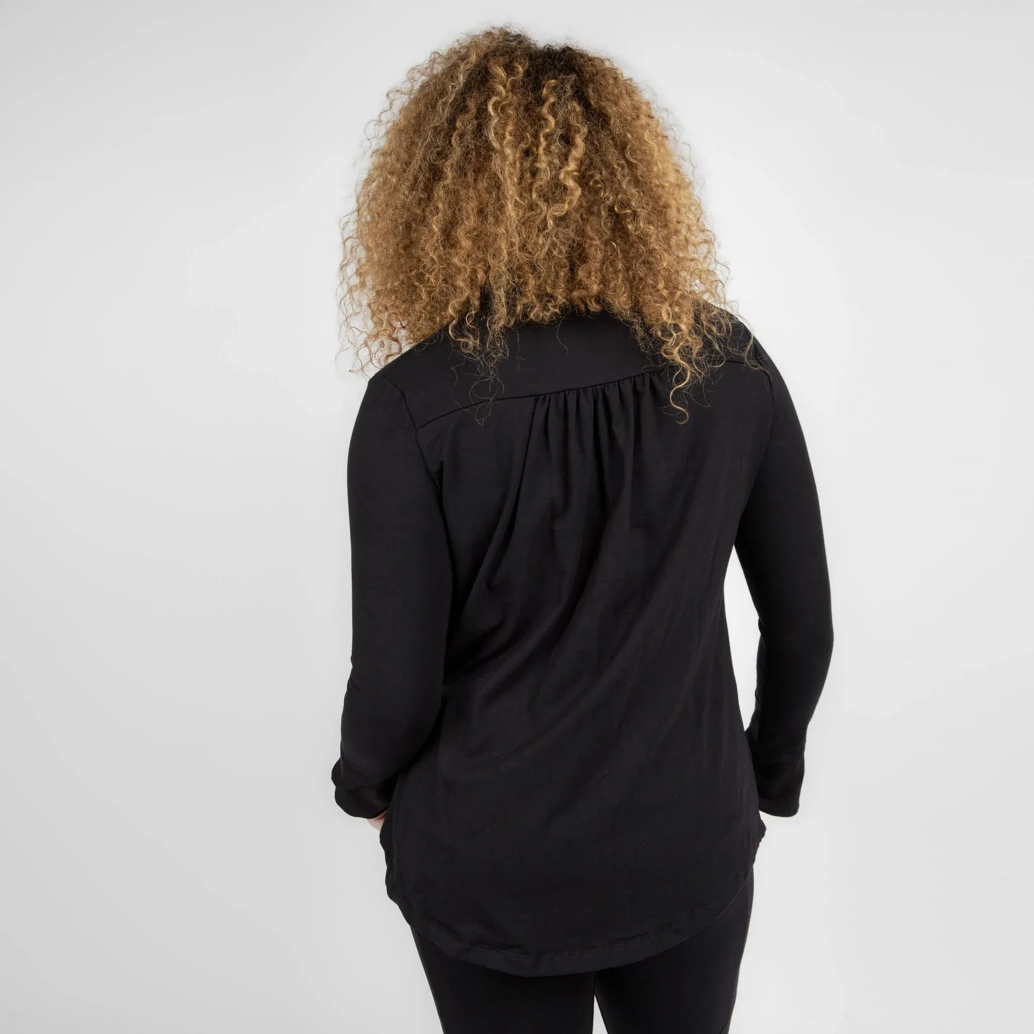 The Dressy Track Jacket in Graphite - Final Sale